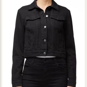 J Brand Harlow Black Denim Jacket 